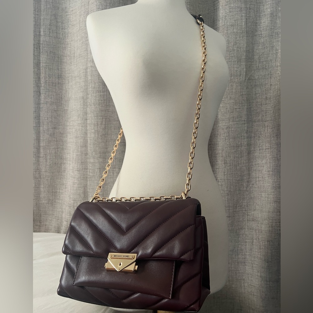 MICHAEL KORS Cece Medium Quilted Leather Convertible Shoulder Bag